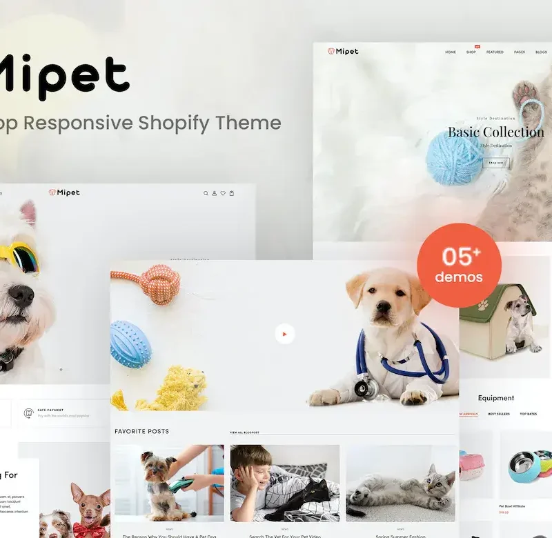 Mipet - Pets Shop Responsive Shopify Theme