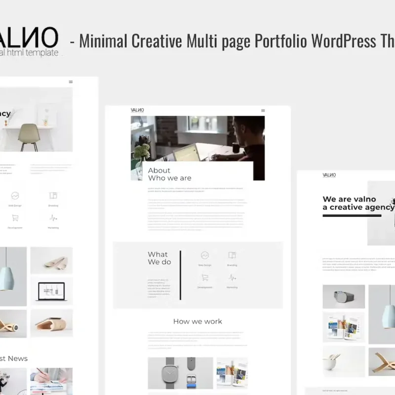 Valno - Creative Portfolio WordPress Theme ( Elementor)