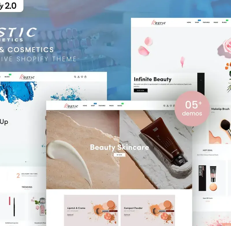 Kostic - Beauty & Cosmetics Shopify Theme