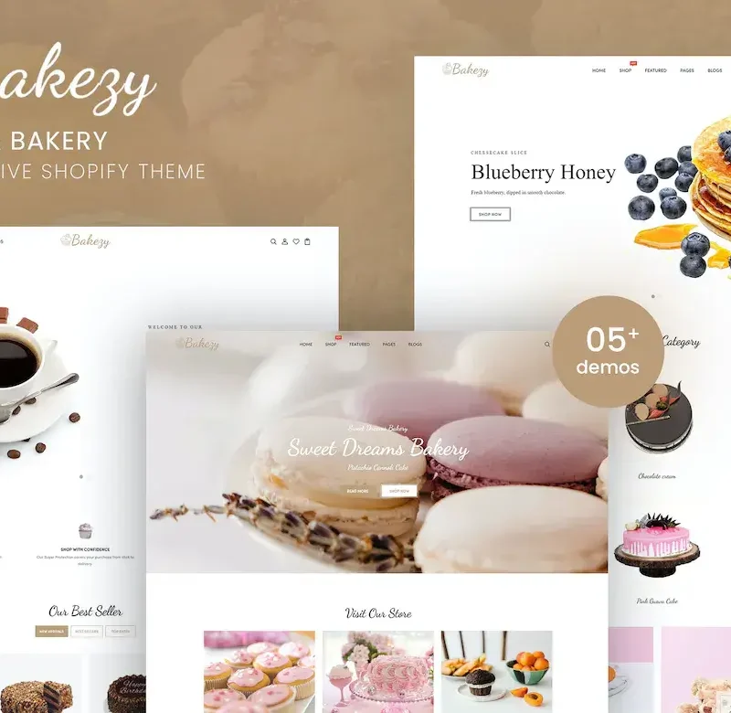Bakezy - Cake & Bakery Responsive Shopify Theme