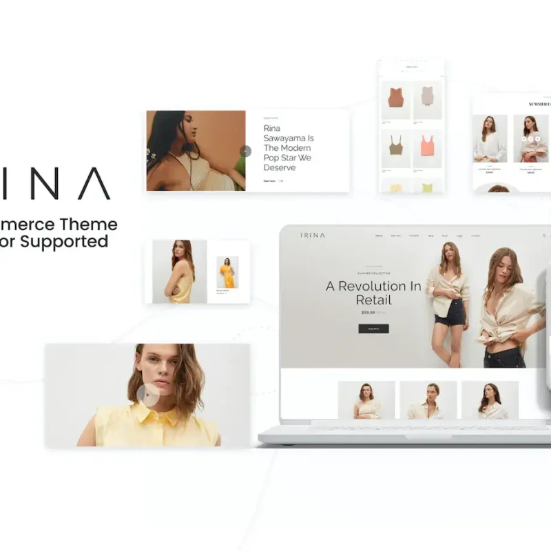 IRINA - Theme bán hàng thời trang - phụ kiện