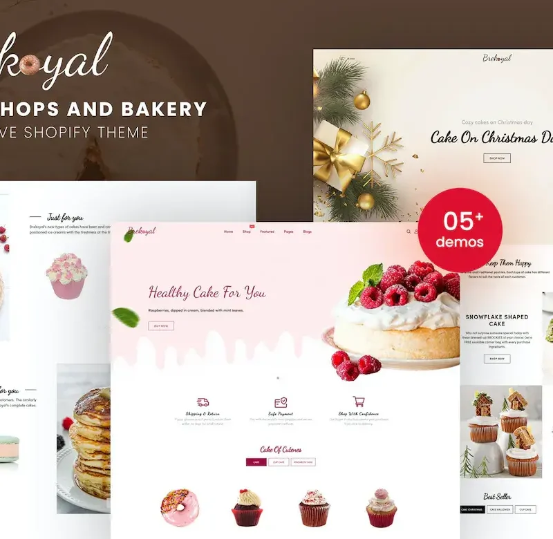 Brekoyal - Cake & Bakery Responsive Shopify Theme