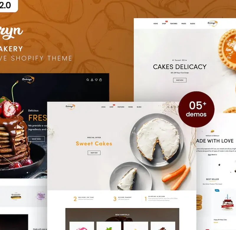 Bakeryn - Cake & Bakery Responsive Shopify Theme
