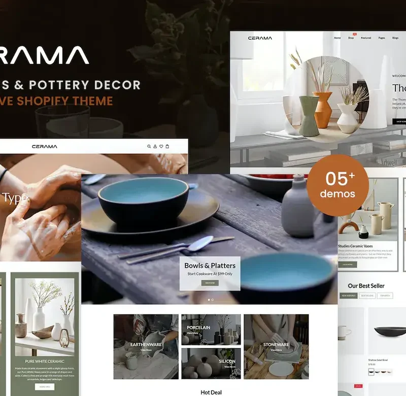 Cerama - Ceramics & Pottery Decor Shopify Theme