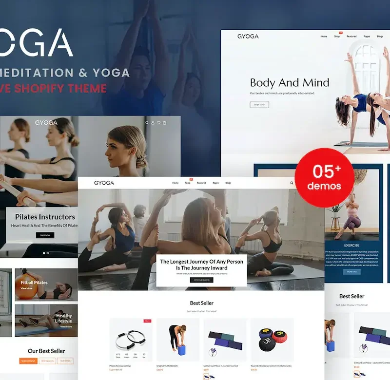 Gyoga - Health Meditation & Yoga Shopify Theme