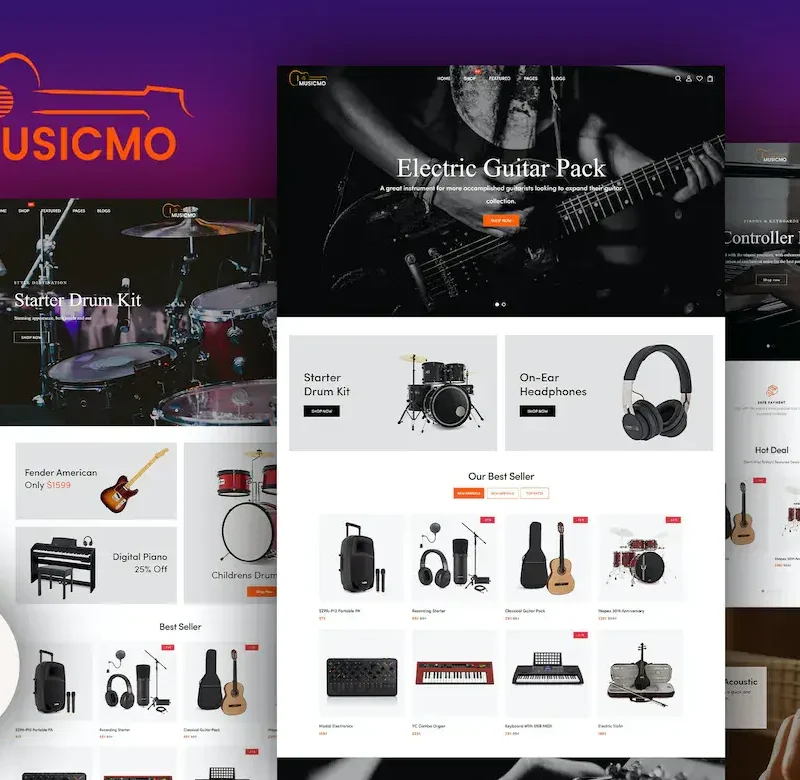 Musicmo - Musical Instruments Shop Shopify Theme