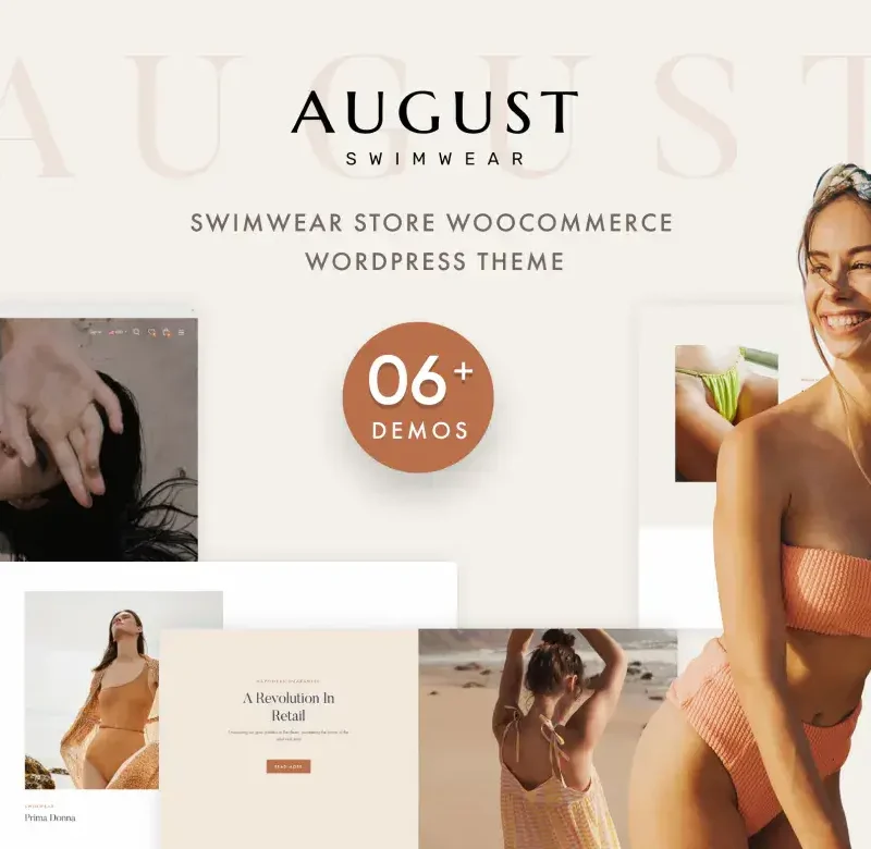 August - Swimwear WooCommerce WordPress Theme (Elementor)