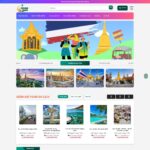 Mẫu website du lịch 05 | Shopcode.vn Mẫu website du lịch 05 | Shopcode.vn