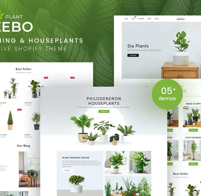 Hazebo - Gardening & Houseplants Shopify Theme