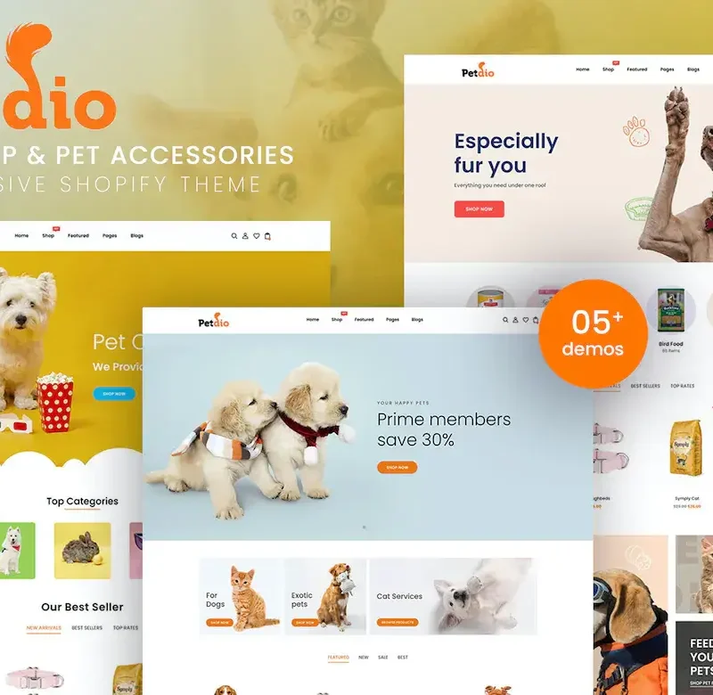 Petaio - Pet Shop & Pet Accessories Shopify Theme