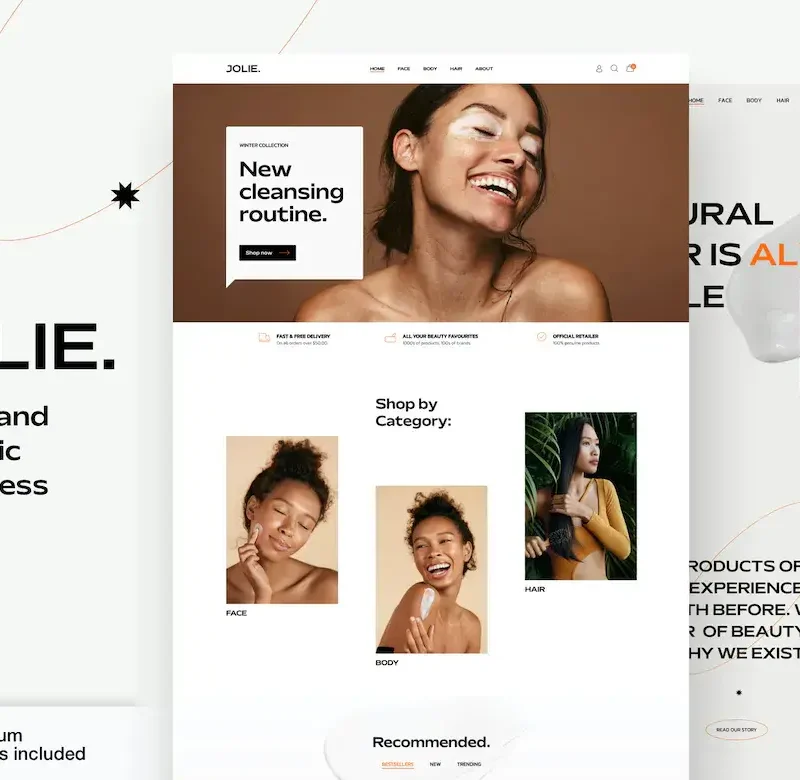 Jolie - Beauty & Cosmetics Shop Elementor Pro