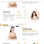 Mẫu thiết kế website thẩm mỹ viện 01 | Shopcode.vn Mẫu thiết kế website thẩm mỹ viện 01 | Shopcode.vn