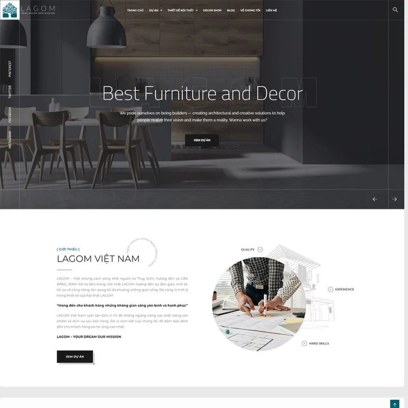Code chất lượng - Mẫu Website Kiến Trúc Thiết Kế Nhà 16