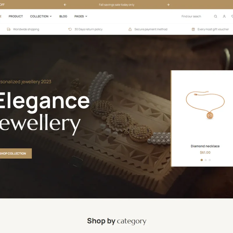 Aolie - Unique & Style Jewellery Shopify 2.0 Theme