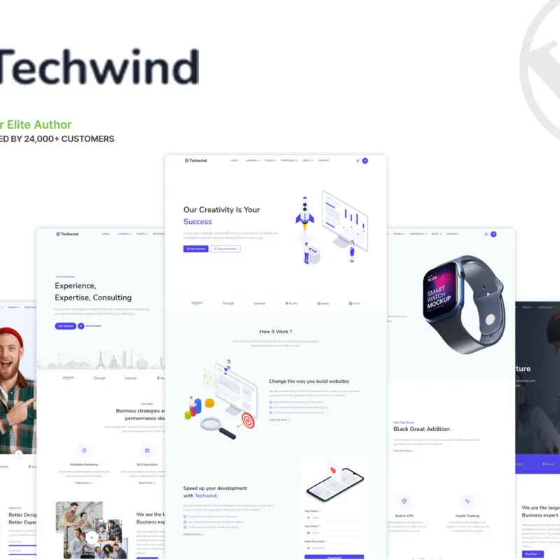 Techwind - Multipurpose Landing WordPress Theme