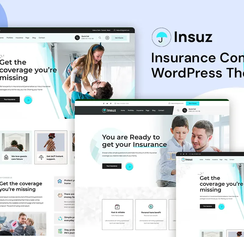 Insuz - Theme WordPress Công Ty Bảo Hiểm