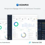 Konrix – Django Tailwind Admin Dashboard Template