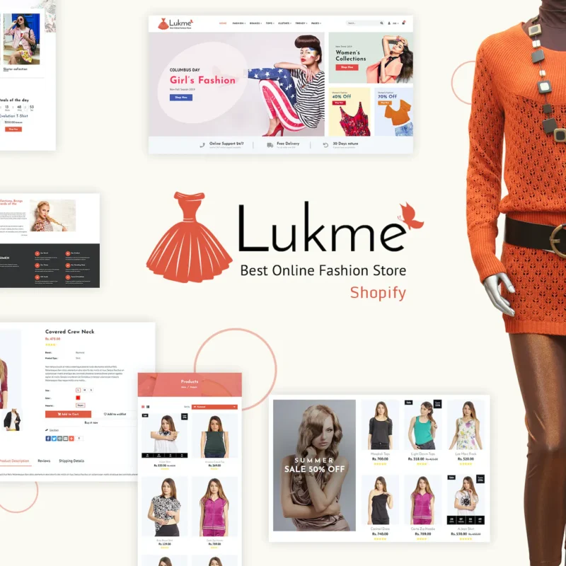 Lukme | Sectioned Fashion Shopify Theme