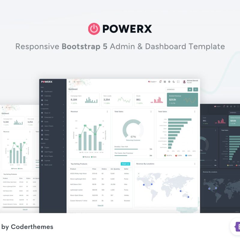 PowerX - Bootstrap 5 Admin & Dashboard UI Kit