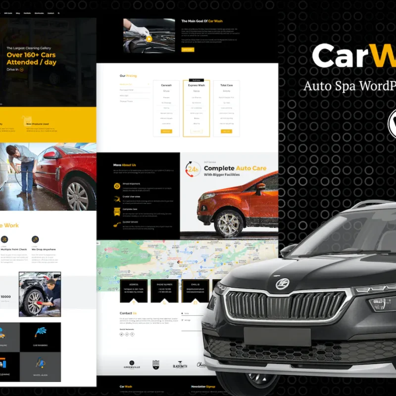 Car Wash - Auto Spa WordPress Theme