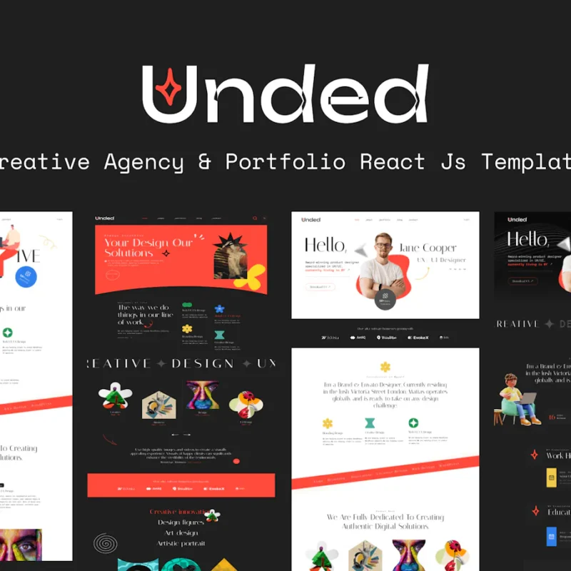 Unded - Creative Agency & Portfolio React Template