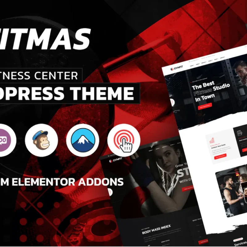 Fitmas - Gym & Fitness Center WordPress Theme