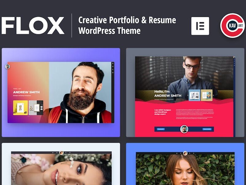 FLOX - Personal Portfolio & Resume WordPress Theme
