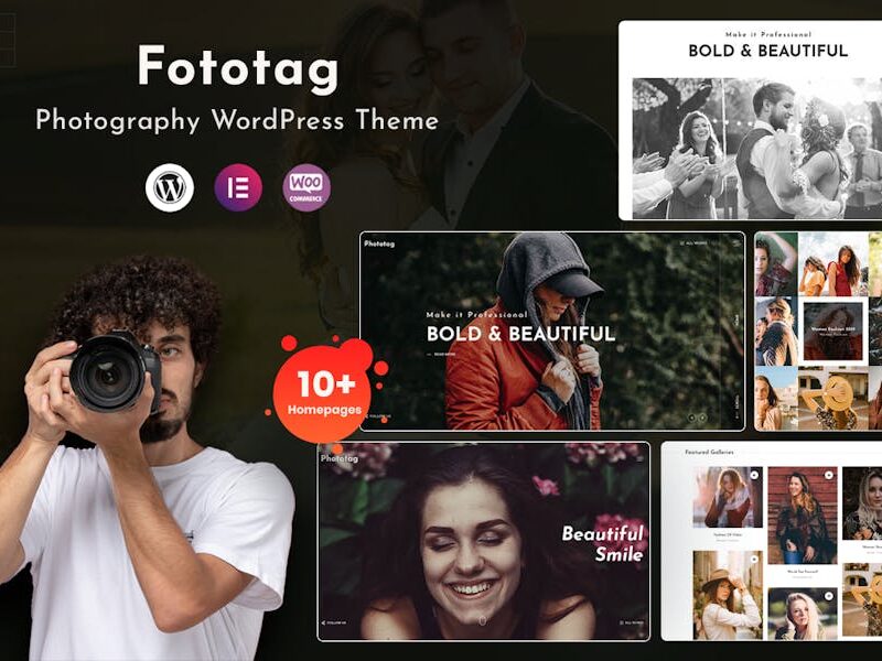 Fototag – Photography WordPress Theme