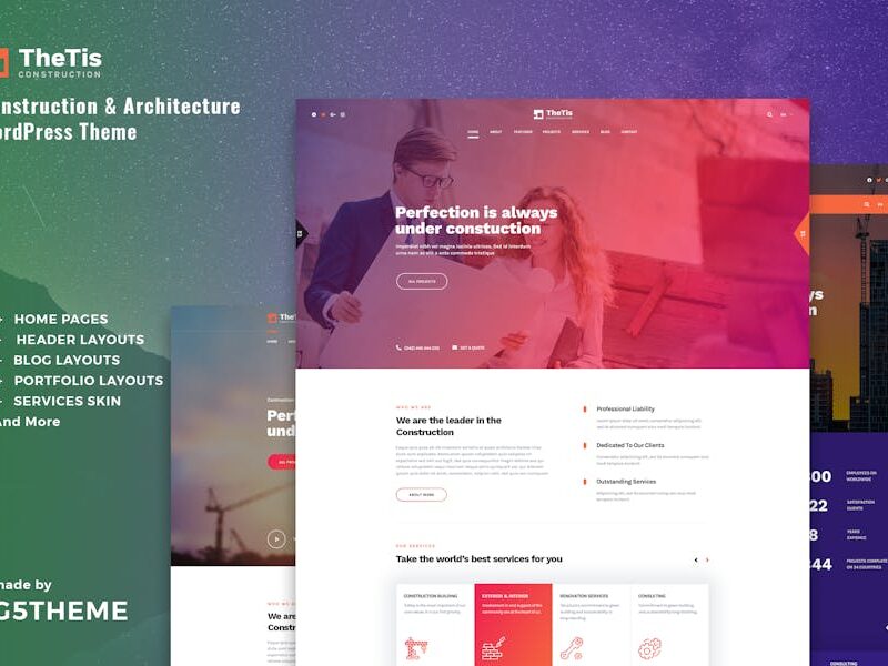 TheTis – Construction & Architecture WordPress The