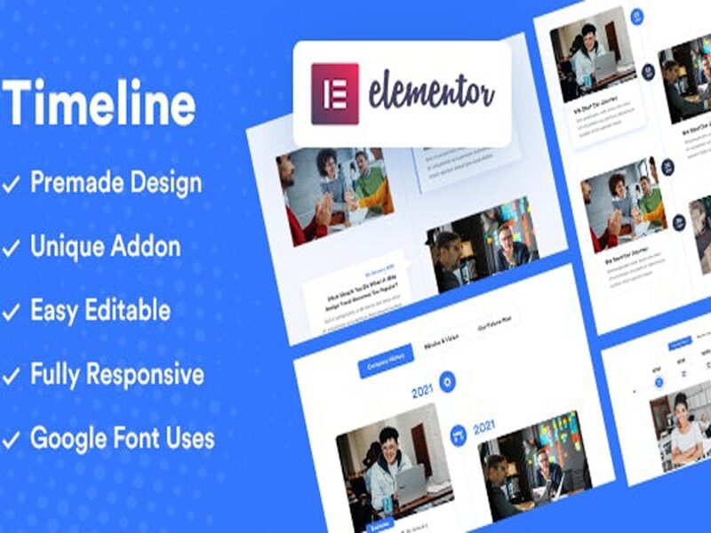 Elementor Timeline Addon - Timeline WordPress