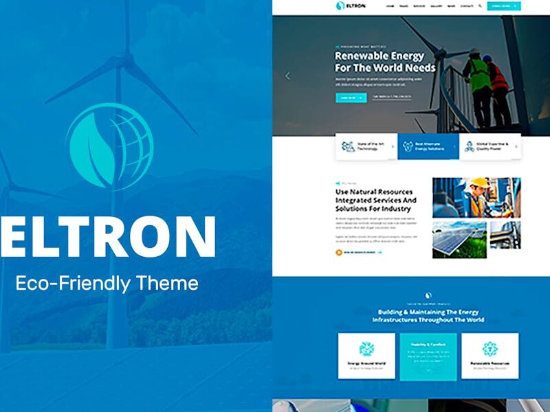 Eltron - Solar Energy Elementor WordPress Theme