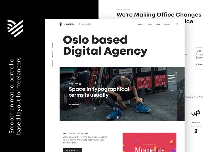 Agensy | Digital Lab & Creative Solutions Theme