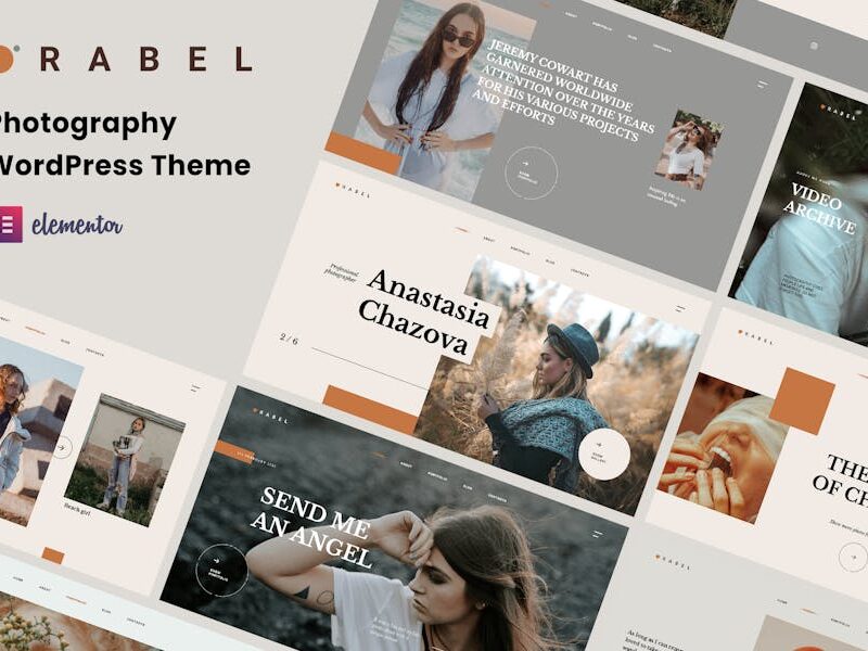 Orabel - Photography Portfolio WordPress Theme
