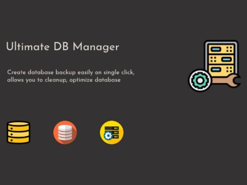 Ultimate DB Manager - WP Database Backup, Optimize