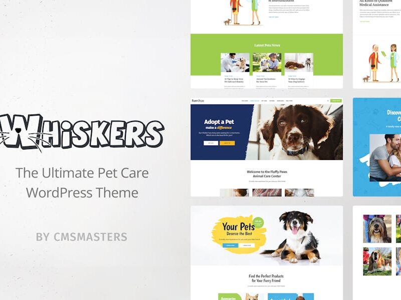 Whiskers - Pets Store |Vet Clinic |Animal Adoption