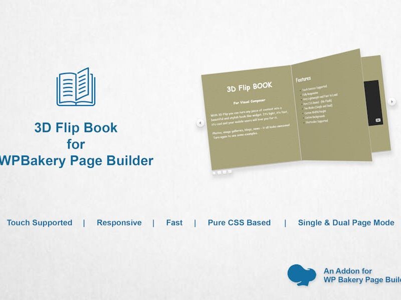 3D Flipbook for WPBakery Page Builder