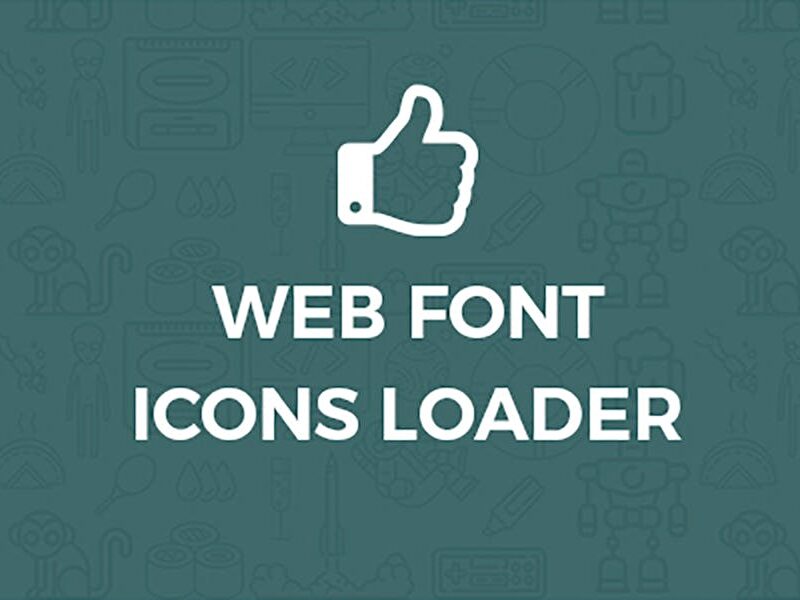 Font icons loader for wordpress