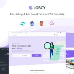 Jobcy – Tailwind CSS Job Listing & Board Template Jobcy – Tailwind CSS Job Listing & Board Template