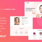 Giao diện WordPress cho Trung tâm làm đẹp và spa Luxia