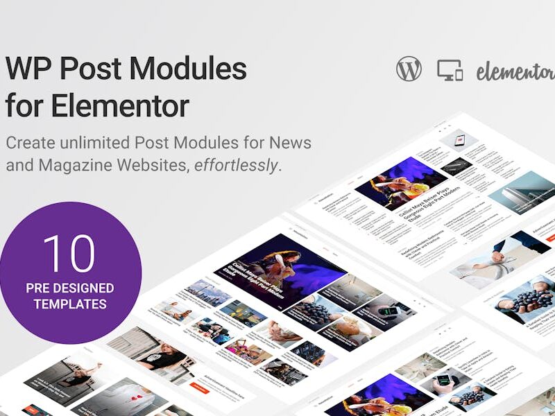 WP Post Modules for Elementor