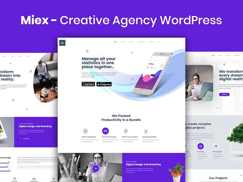 Miex - Creative Agency WordPress