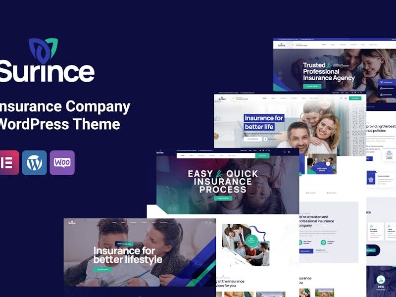 Surince - Insurance Company WordPress Theme