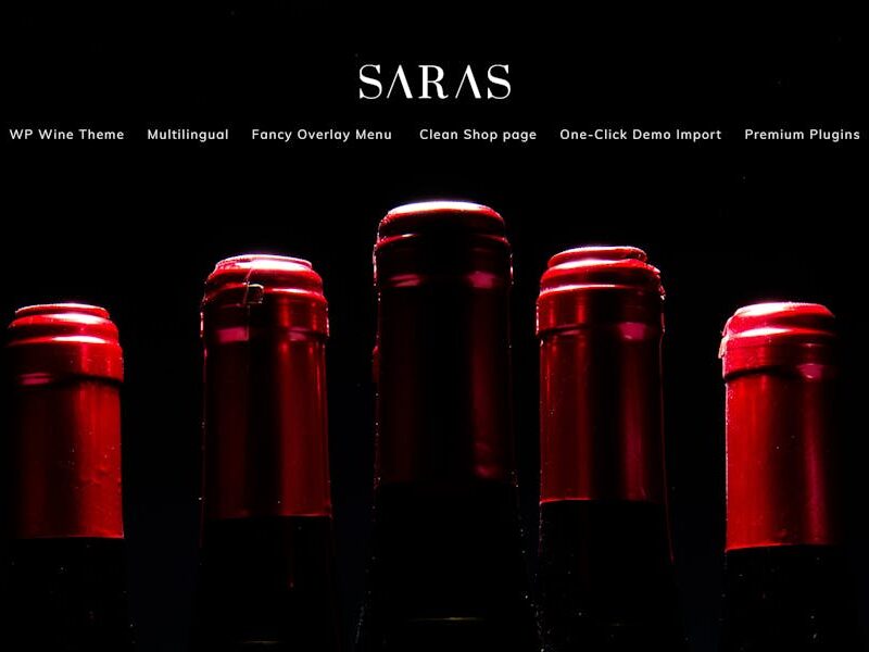 Saras - Wine WordPress Theme