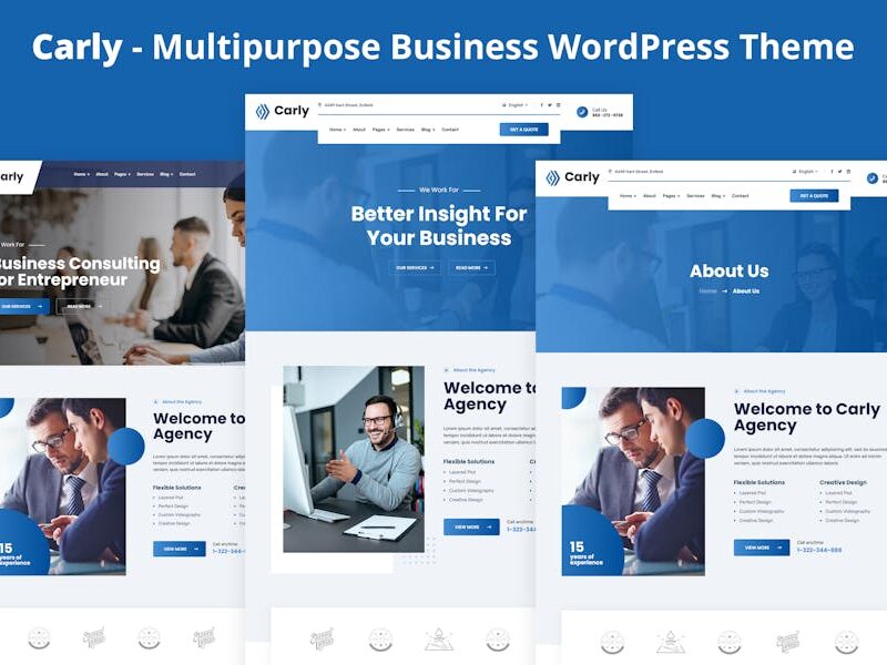 Carly - Multipurpose Business WordPress Theme