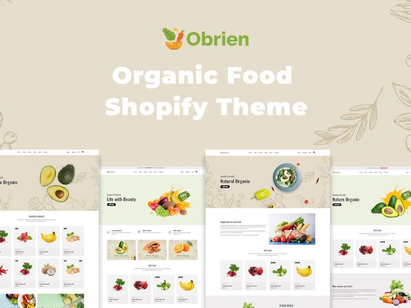 Obrien – Organic Food Shopify Theme