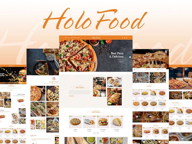 HoloFood - Fast Food & Restaurant Shopify Theme