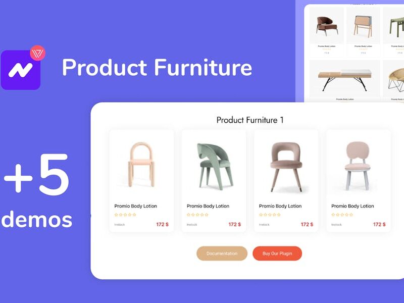 Elementor WooCommerce Product Furniture
