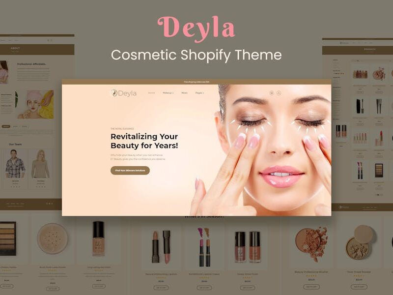 Deyla - Skincare Cosmetics Shopify Theme