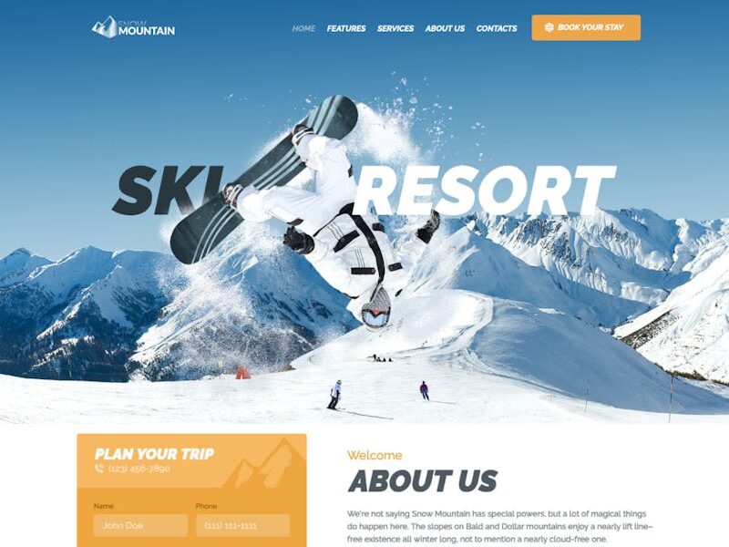 Snow Mountain | Ski Resort & Snowboard School WP