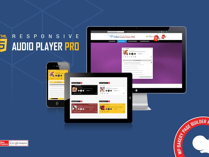 WPBakery Addon - HTML5 Audio Player PRO